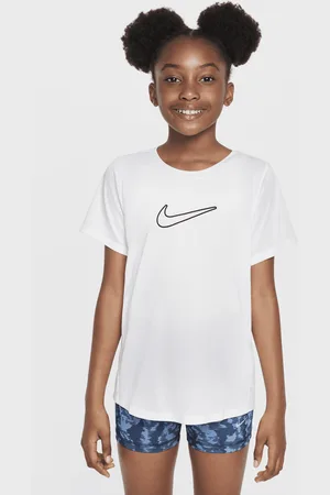 Nike One Fitted Dri-FIT-Kurzarmshirt (Mädchen)