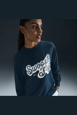 Nike Swoosh Fly Dri-FIT Basketball-Sweatshirt im Oversize-Look aus French Terry (Damen)