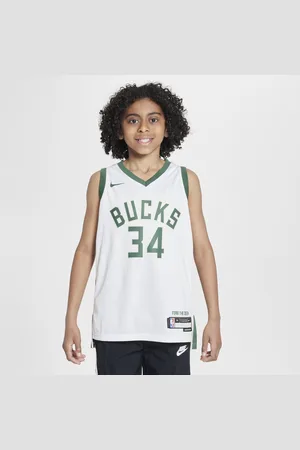 Nike Milwaukee Bucks 2022/23 Association Edition NBA Swingman Trikot (ältere Kinder)
