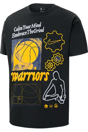 Nike Golden State Warriors Courtside NBA Max90-T-Shirt für Herren