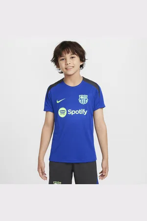 Nike FC Barcelona Strike Third Dri-FIT Kurzarm-Fußballoberteil aus Strickmaterial (ältere Kinder)