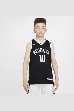 Nike Brooklyn Nets Icon Edition 2021/22 NBA Swingman Trikot für ältere Kinder