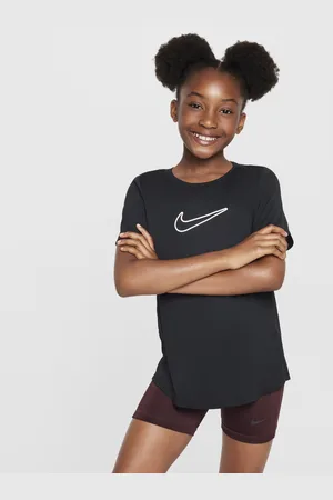 Nike One Fitted Dri-FIT-Kurzarmshirt (Mädchen)