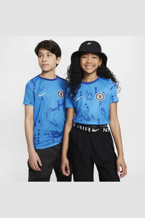 Nike FC Chelsea Academy Pro Dri-FIT Pre-Match Kurzarm-Fußballoberteil (ältere Kinder)