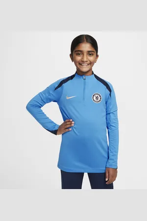Nike FC Chelsea Strike Dri-FIT Fußball-Drill-Oberteil für ältere Kinder