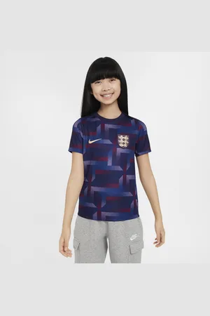 Nike England Academy Pro Dri-FIT kurzärmeliges Pre-Match-Fußballoberteil für ältere Kinder