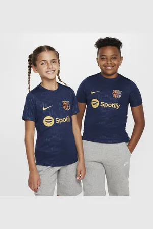 Nike FC Barcelona Academy Pro Home Dri-FIT Pre-Match Kurzarm-Fußballoberteil (ältere Kinder)