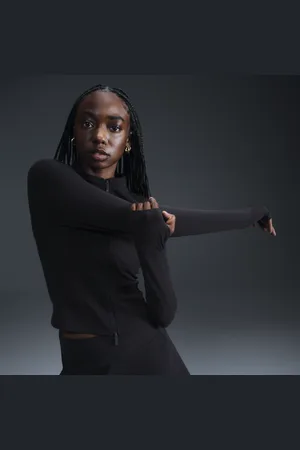 Nike Zenvy Dri-FIT Longsleeve mit durchgehendem Reißverschluss (Damen)