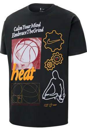 Nike Miami Heat Courtside NBA Max90-T-Shirt für Herren