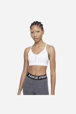 Nike Indy gepolsterter Sport-BH mit leichtem Halt und V-Ausschnitt für Damen
