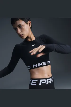 Nike Pro Dri-FIT verkürztes Longsleeve (Damen)