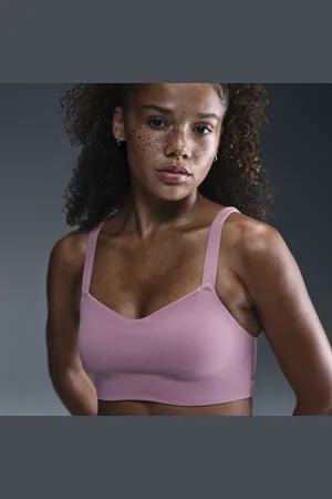 Nike Gepolsterter Zenvy Strappy Sport-BH mit leichtem Halt