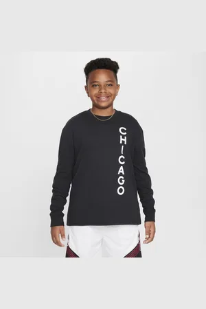 Nike Chicago Bulls 2023/24 City Edition NBA Max90 Longsleeve (ältere Kinder, Jungen)