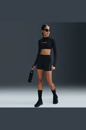 Nike One Bike Shorts mit hohem Bund für Damen (ca. 12,5 cm)