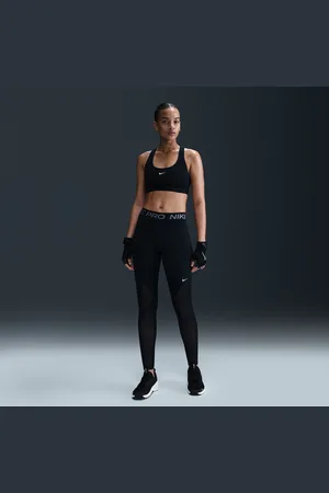 Nike Pro Leggings in voller Länge mit Mesh-Einsatz (Damen)
