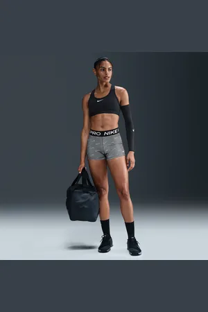 Nike Pro Bike Shorts mit mittelhohem Bund und Print (Damen, ca. 7,5 cm)
