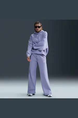 Nike Sportswear Phoenix Fleece Damen-Trainingshose mit hohem Taillenbund und weitem Bein