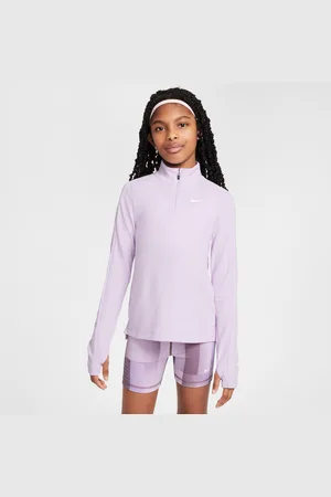 Nike Dri-FIT Longsleeve mit Viertelreißverschluss (Mädchen)