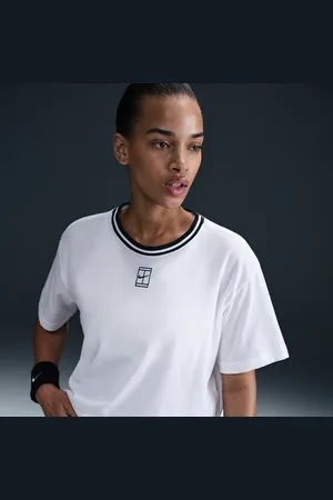 Nike Heritage kurzärmliges Crop-T-Shirt mit Dri-FIT-Technologie (Damen)