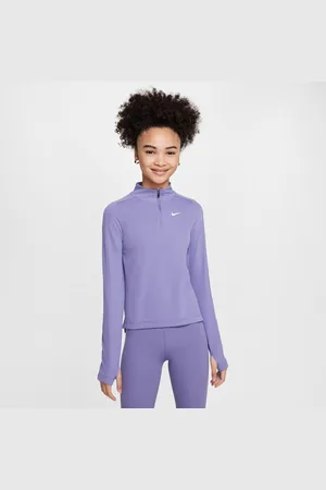 Nike Dri-FIT Longsleeve mit Viertelreißverschluss (Mädchen)