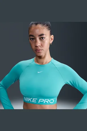 Nike Pro Dri-FIT verkürztes Longsleeve (Damen)