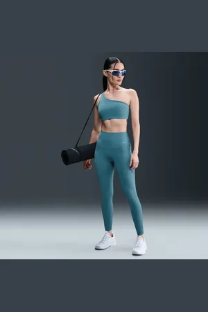 Nike Zenvy Rib 7/8-Leggings mit sanftem Halt und hohem Taillenbund für Damen