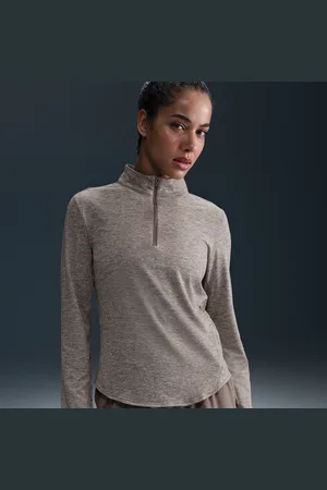Nike Swift Dri-FIT UV-Laufoberteil mit Viertelreißverschluss (Damen)