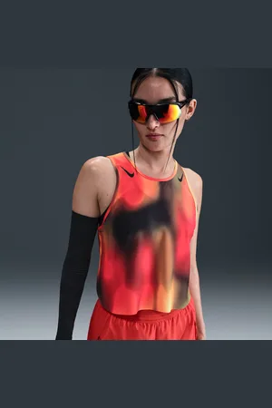 Nike AeroSwift Dri-FIT ADV verkürztes Lauf-Tanktop mit Print (Damen)