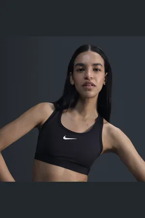 Nike Swoosh gepolsterter Sport-BH mit mittlerem Halt