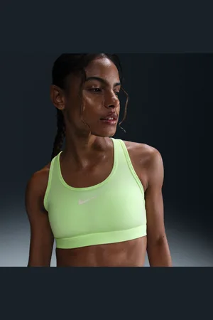 Nike Swoosh gepolsterter Sport-BH mit mittlerem Halt