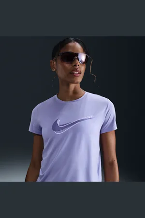 Nike One Swoosh Dri-FIT Kurzarm-Laufoberteil für Damen