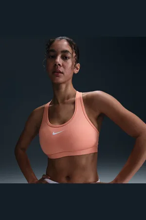 Nike Swoosh gepolsterter Sport-BH mit mittlerem Halt