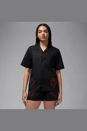 Jordan Kurzärmliges Top aus Webmaterial (Damen)