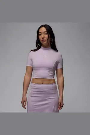 Jordan Kurzarmshirt aus Strickmaterial mit verkürztem Schnitt (Damen)