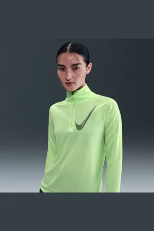 Nike Swoosh Dri-FIT Mid Layer mit Halbreißverschluss fürs Laufen (Damen)