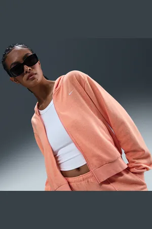 Nike Sportswear Chill Terry Hoddie aus French Terry mit durchgehendem Reißverschluss für Damen