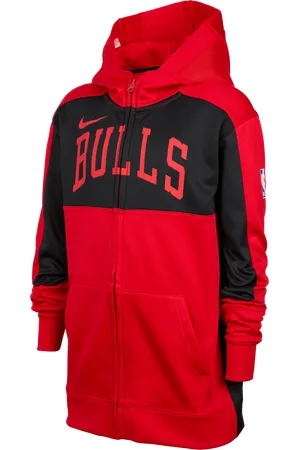 Nike Chicago Bulls Showtime Dri-FIT NBA Kapuzenjacke (ältere Kinder)