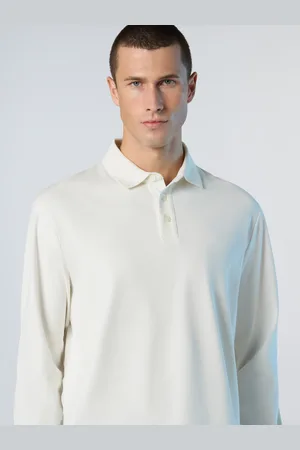 North Sails Black Sails Langarm-Poloshirt aus Jersey