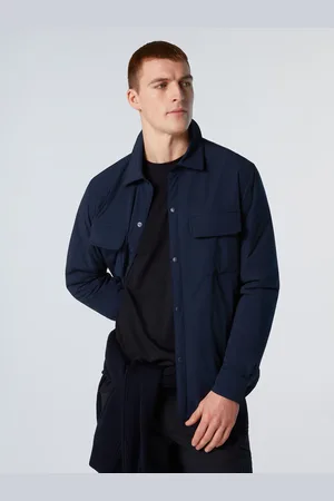 North Sails Black Sails Overshirt aus wattiertem Nylon
