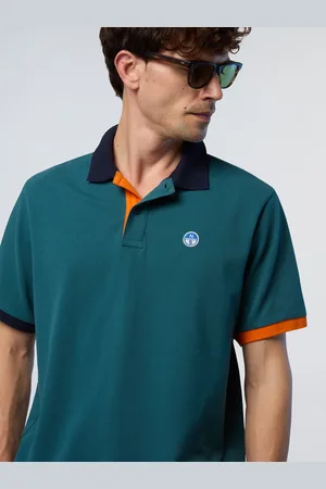 North Sails Poloshirt mit kontrastfarbenen Einfassungen