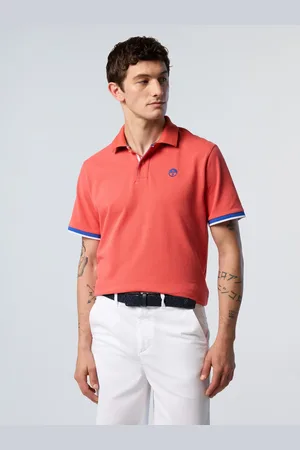 North Sails Poloshirt mit gestreifter Knopfleiste