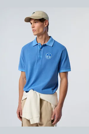 North Sails Poloshirt mit pigmentgefärbtem Finish