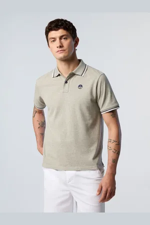 North Sails Poloshirt mit gestreiften Einfassungen