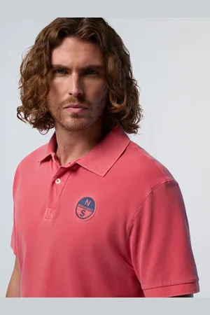 North Sails Poloshirt mit pigmentgefärbtem Finish