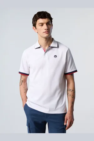 North Sails Poloshirt mit gestreifter Knopfleiste
