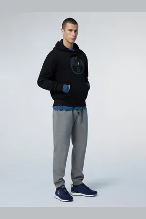 North Sails Jogginghose mit Logo-Aufnäher