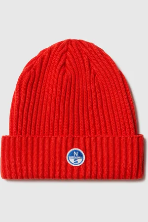 North Sails Rippmütze mit Logo-Aufnäher
