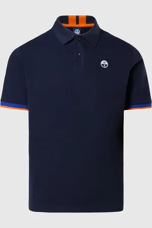 North Sails Poloshirt mit gestreifter Knopfleiste