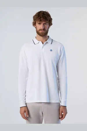 North Sails Langärmeliges Poloshirt mit Logo-Kragen