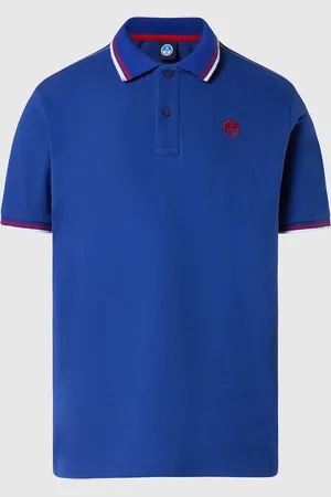 North Sails Poloshirt mit gestreiften Einfassungen